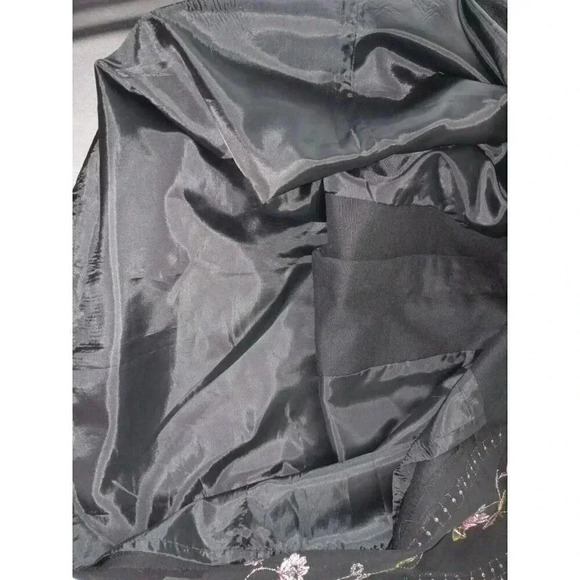 Positive Attitude Women's Blouse-Size 16 Petite-Floral Embroidery-Button Front - Picture 11 of 13